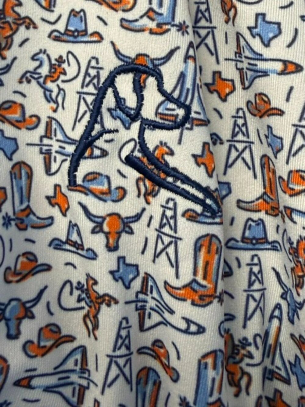 RHOBACK The Space City Houston Texas Cowboy Golf Polo Shirt XXXL - Picture 5 of 6